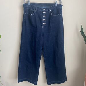 Banana Republic High Rise Wide-leg Crop Jean 32